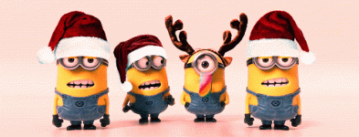 Minion Christmas.gif