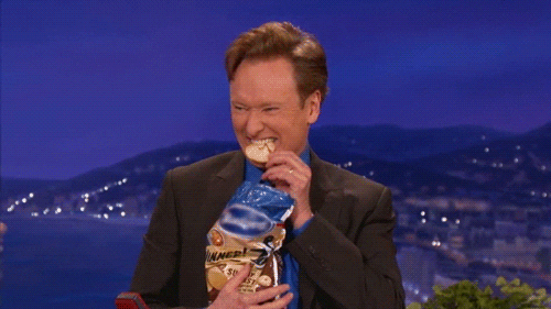 Conan Obrien Chips GIF by Team Coco - Find & Share on GIPHY