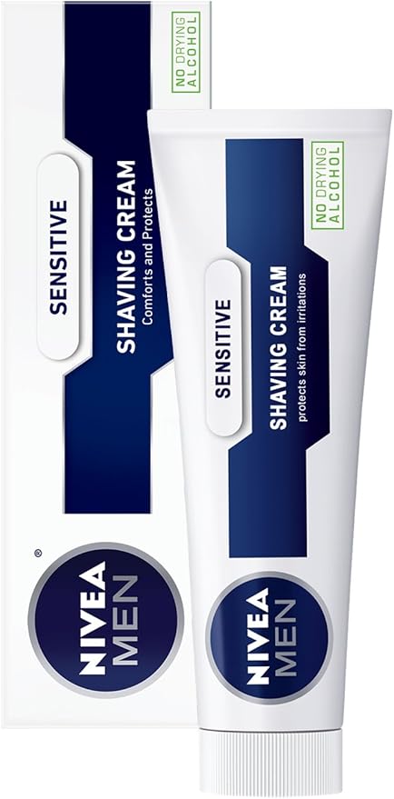 Amazon.com : NIVEA MEN Sensitive Shaving Cream, 3.5 oz Tube : Beauty