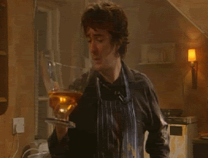Whenever I try to act classy and drink whisky: gifs